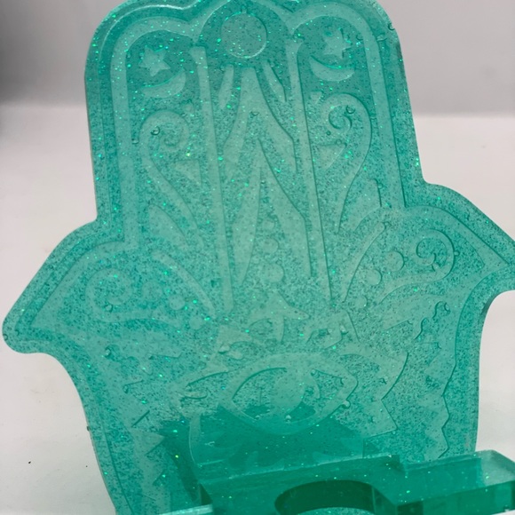 Hamsa Hand Phone Rest Cell Phone Stand - Picture 5 of 9